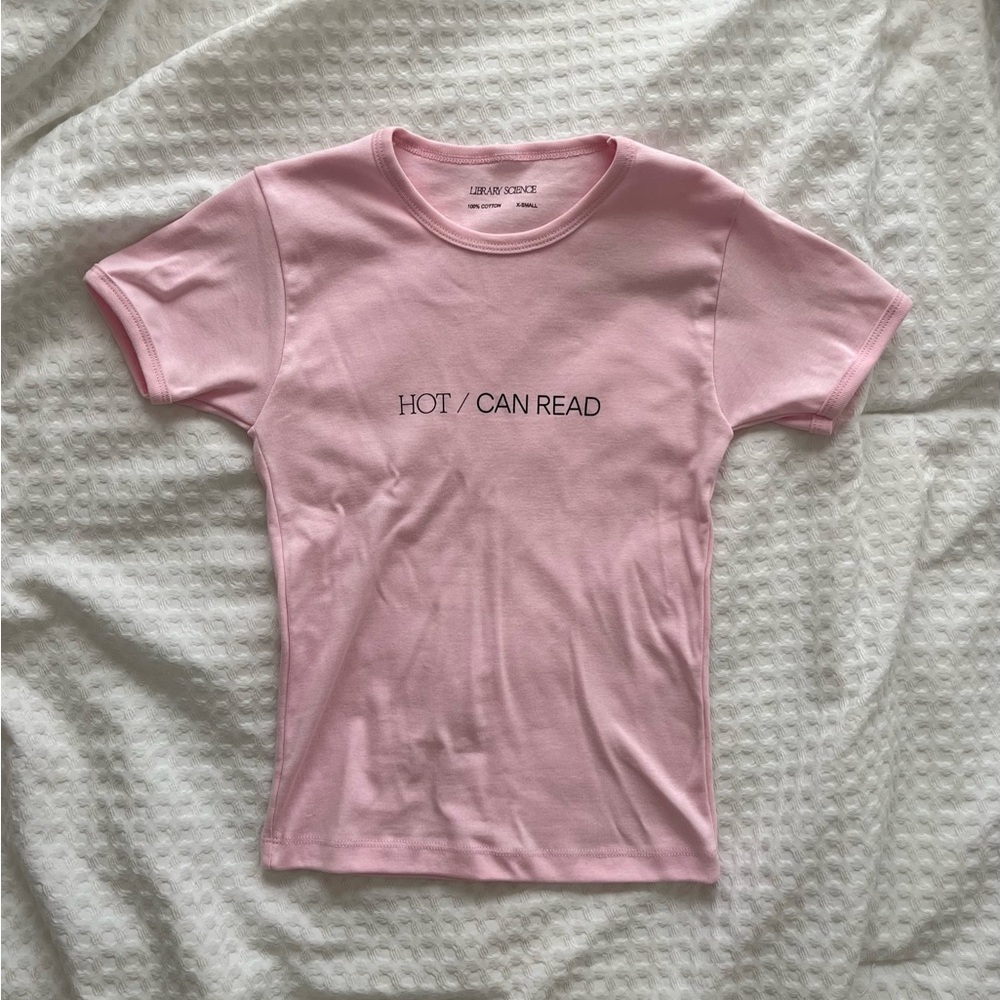 Library Science “Bare Minimum” Baby Tee